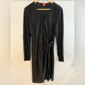 Joe Fresh Black Wrap Dress